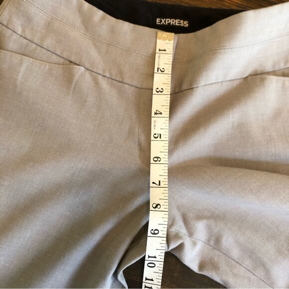 Express Editor Wide Leg Trousers Women’s 30 Gray Career Office Pants Comfort - Picture 12 of 12